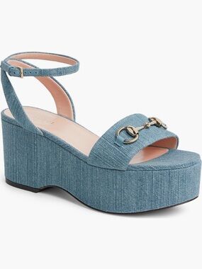 Gucci Horsebit Ankle-Strap Sandal